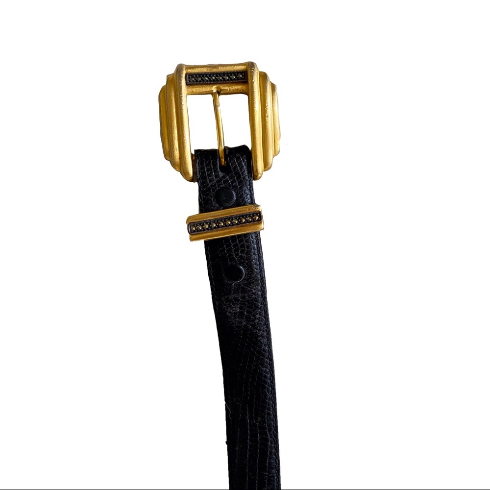 Gorgeous Black and Gold Belt